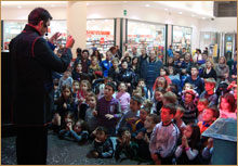 mago al centro commerciale